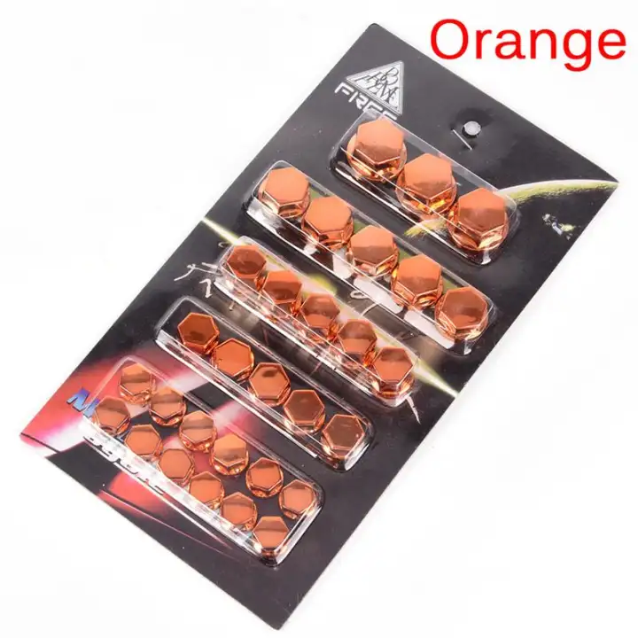 Graceful 30pcs Motorcycle Screw Nut Bolt Cap Cover Decoration