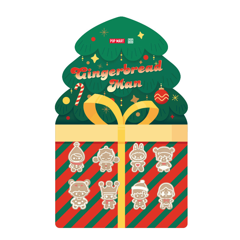 POP MART POP BEAN Ginger bread Man Series Figures Set