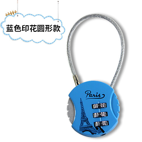 Code Lock Padlock Luggage Lever Gym Mini Wire Rope Luggage Lock Suitcase Luggage Lock