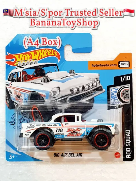 100 Original Hotwheels Series 179 250 Big Air Bel Air Short Card Lazada