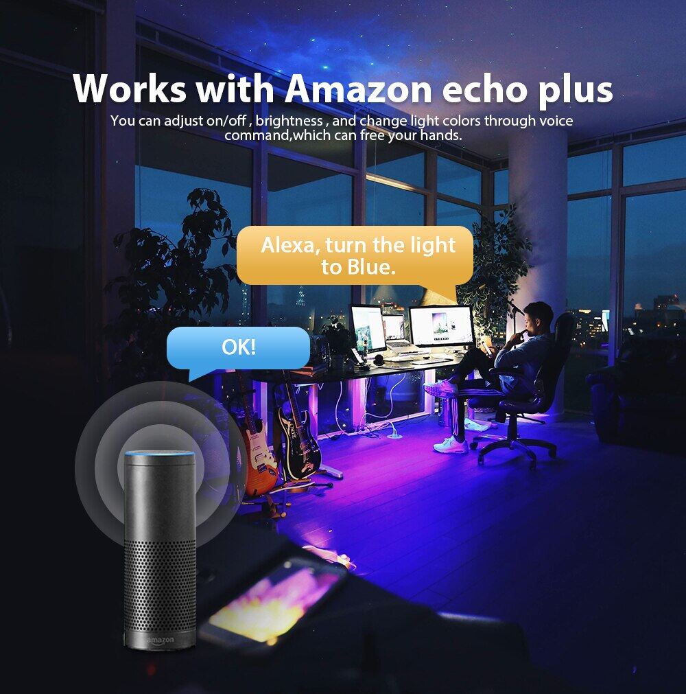 12V Zigbee Smart LED Strip RGB LED Strips Light Wireless Remote Control Support Tuya Smartthings Zigbee2mqtt Echo Google Home Explosive