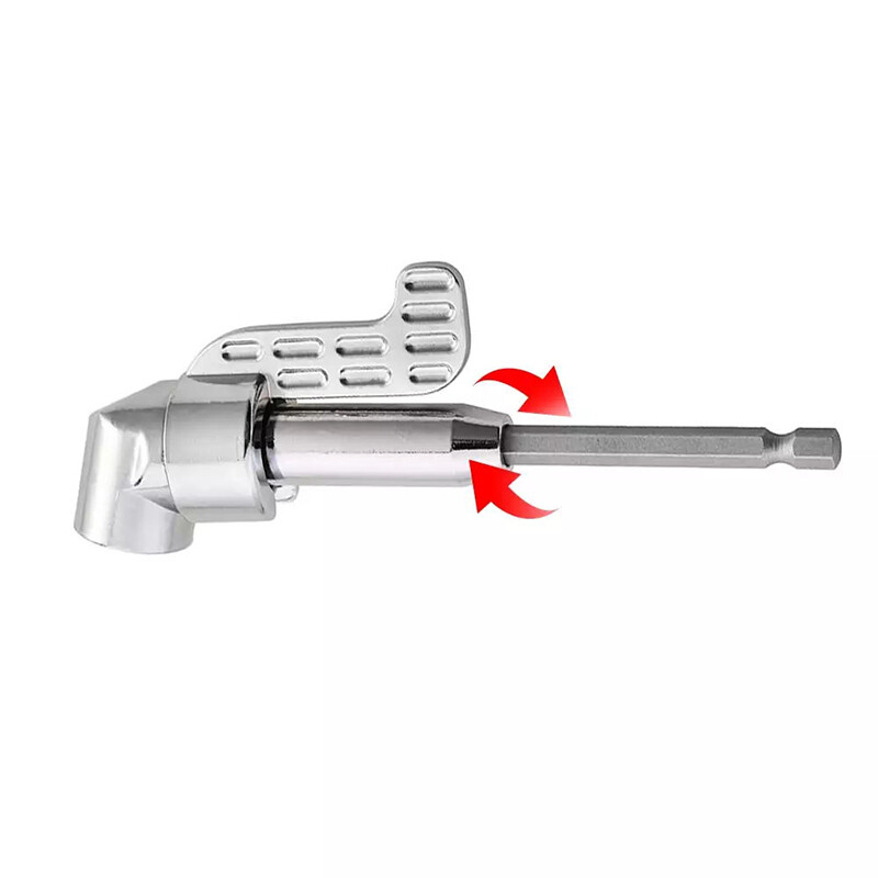 [Hàng Có Sẵn] KIPRUN Đầu Vít Mở Rộng Góc 105 Độ Bộ Chuyển Đổi Ổ Cắm Đầu Vít Có Thể Điều Chỉnh Đầu Vòi Cho Tuốc Nơ Vít Đầu Vít Góc Phải 1/4 Inch Đầu Lục Giác