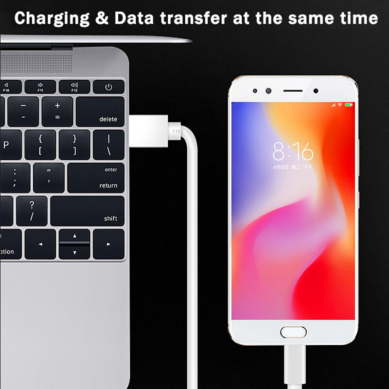 Cáp USB C Siêu VOOC 65W Cáp Type-C Sạc Nhanh 6,5A Cho OPPO Find X2 Pro Reno 3 Ace X20 X50 Realme OnePlus 8 Pro 7T 7 QC3.0 Xiaomi Mi10 9