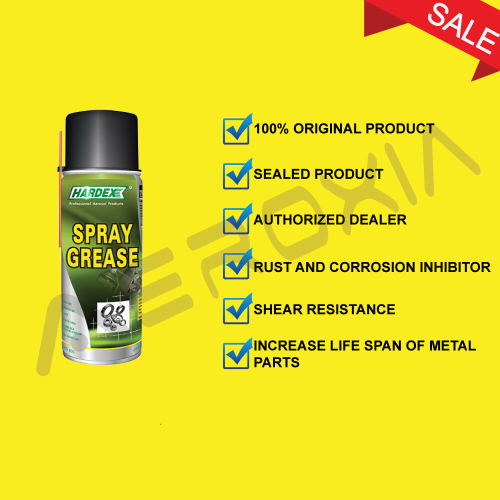 HARDEX SPRAY GREASE 400ML Lazada
