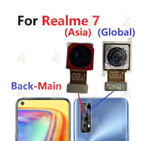 Front camera for realme 7 asia global rmx2151 rmx2163 rmx2155 back camera