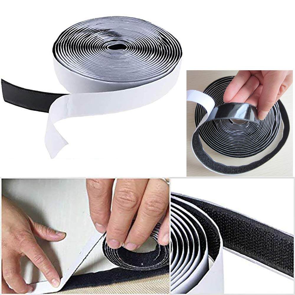 DIY Window Mosquito Net insect Window Mesh Fiberglass Screen Adjustable Window Screen Flies Net with Stick Velcro (Grey/Black/White)