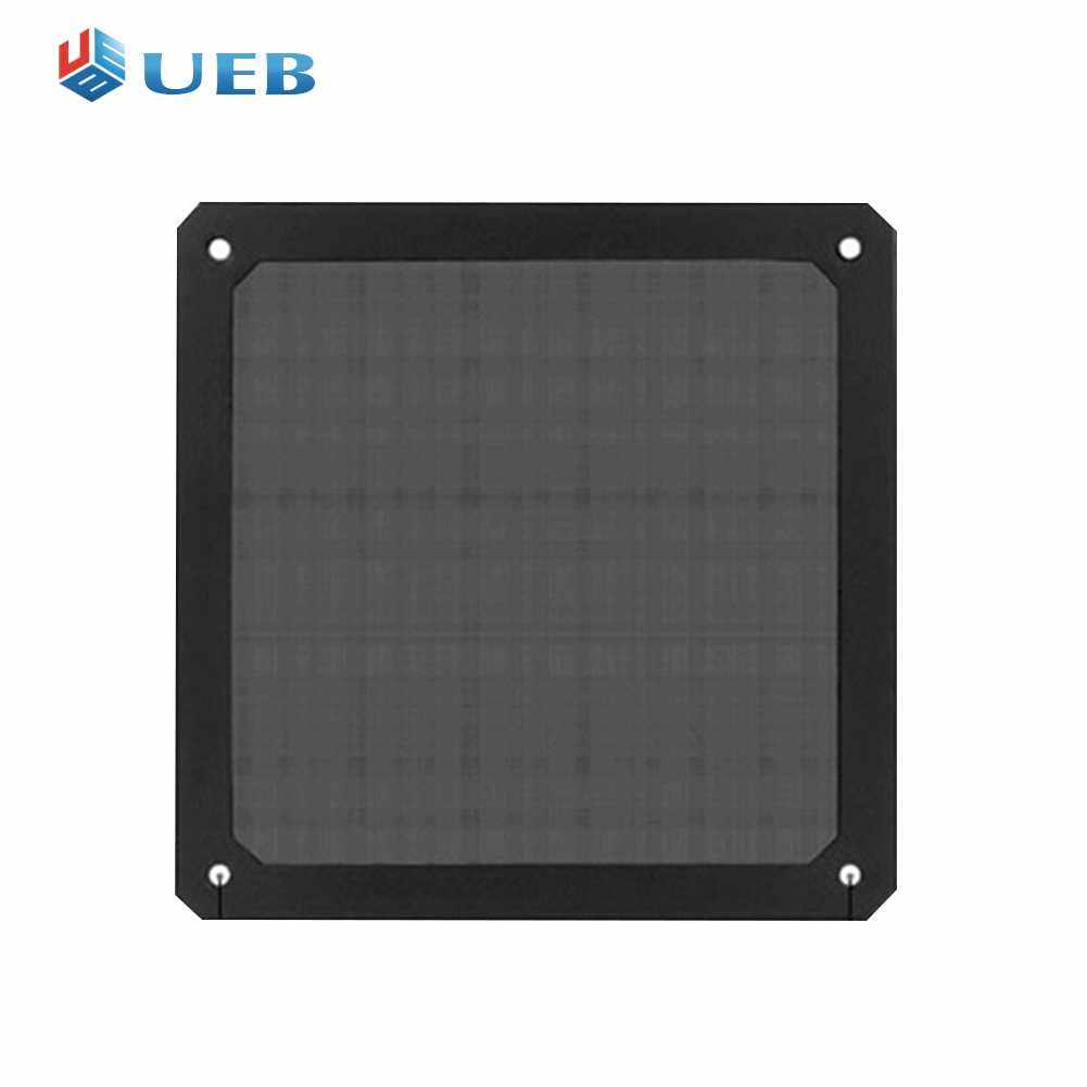PC Case Fan Dustproof Mesh Cover Net Guard Magnetic Frame Dust Filter with Hole