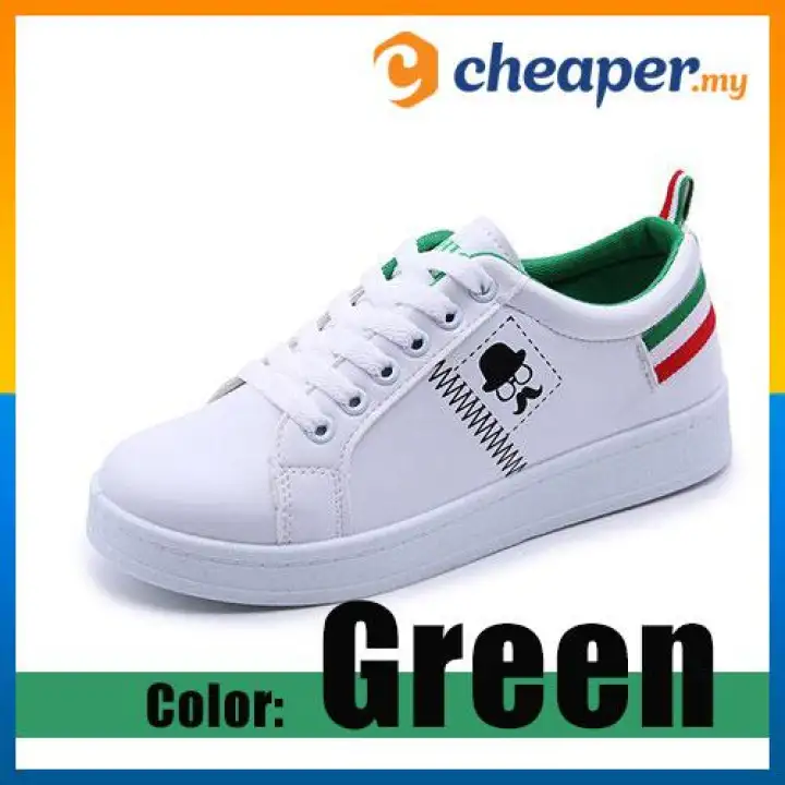 Casual Fashion Ankle Mustache Sneakers Shoes The Trend Hipster