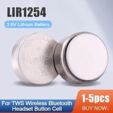 LIR1254 Pin Sạc Lithium Li Ion LIR 1254 3.6V Cho Tai Nghe Bluetooth Không Dây TWS Nút Đồng Xu ICR1254 CP1254