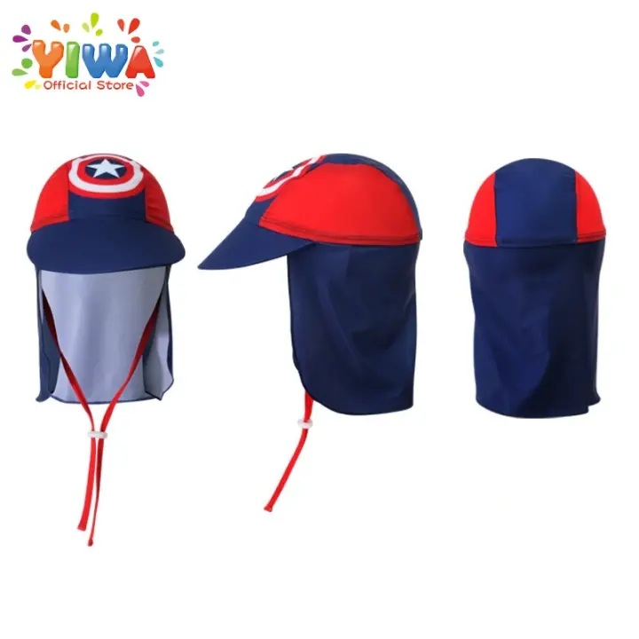 kids uv swim hat