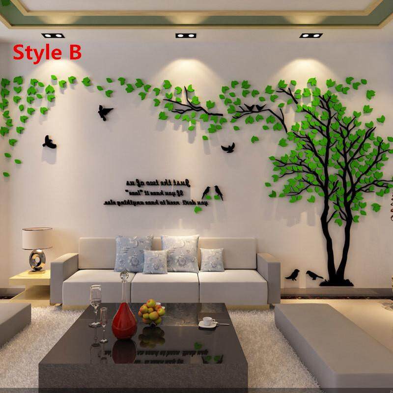 200*100 CM Cặp Đôi Cây Gương Dán Tường Pegatinas Paredes Decoracion DIY 3D Acrylic Autocollant Bức Tranh Tường Dán Muraux Sống phòng Decal