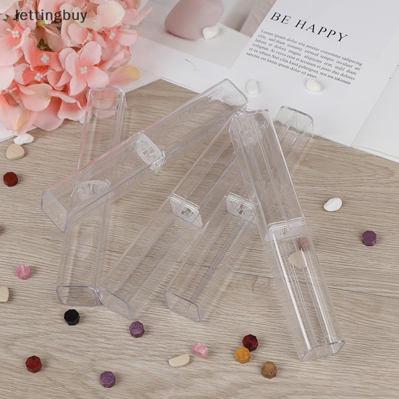 Flash Sale 1pc pen box plastic transparent case pen holder gift for crystal pen package box