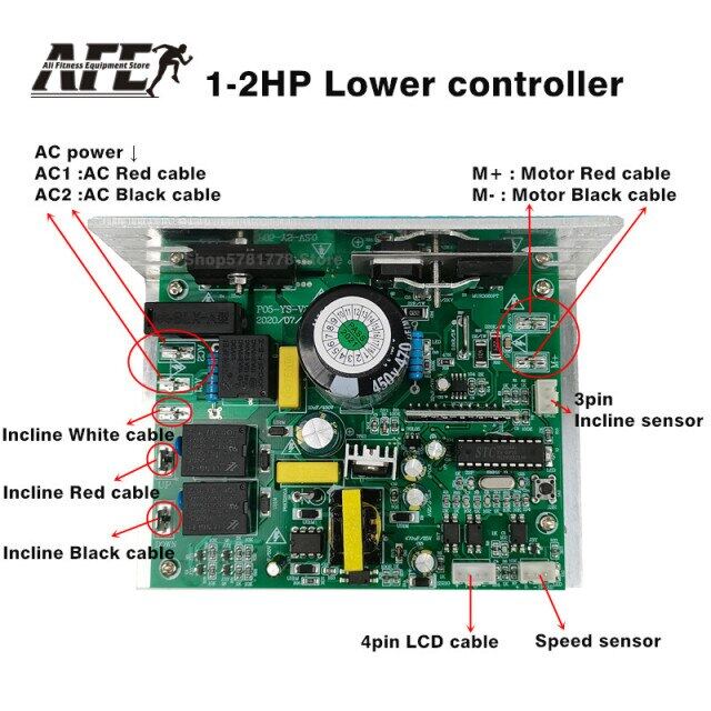 Universal Treadmill Circuit Board Treadmill Console Display Treadmill Motor Control Board