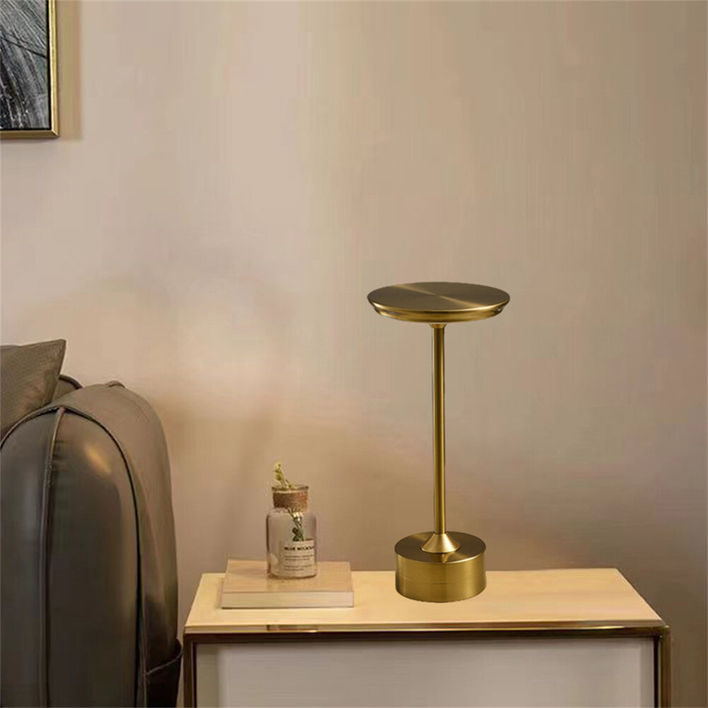 Wireless Desk Lamp USB Rechargeable Touch Bedside Led Night Light L-shaped Cordless Table Lamp For Coffee Bedroom Decoration