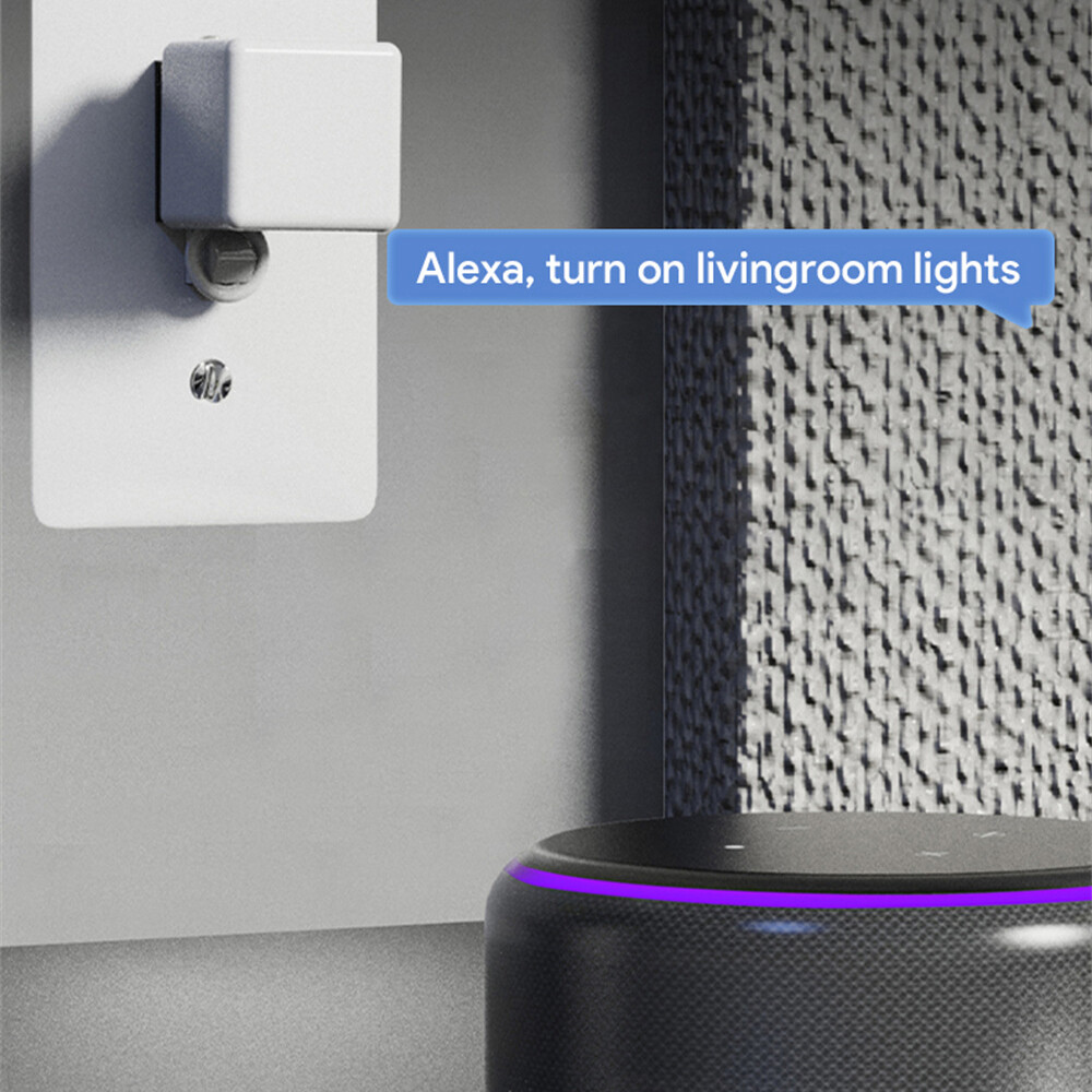 Fancy Tuya Zigbee Fingerbot Plus Smart Fingerbot Switch Button Pusher Smart Life Timer Voice Control Works with Alexa Goo-gle Assistant Tuya ZigBee Gateway/Hub