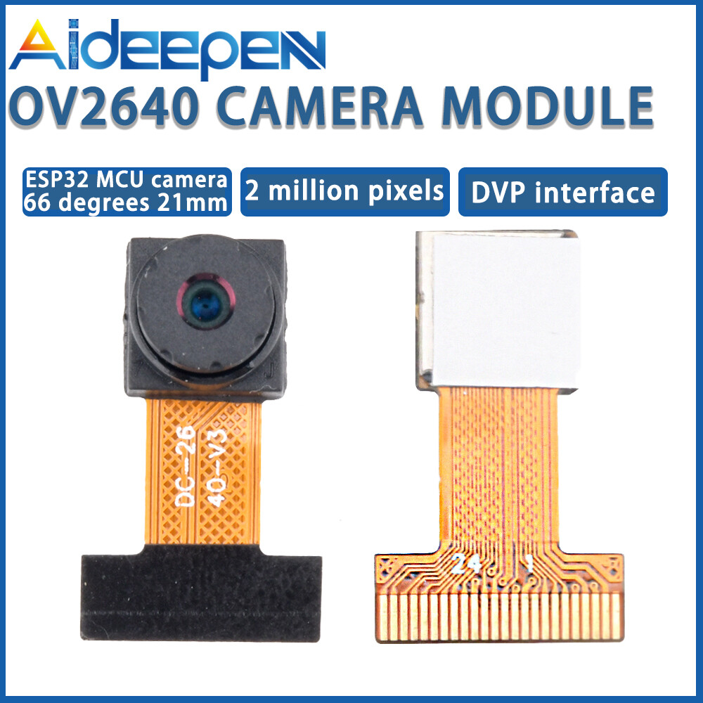 [Hàng Có Sẵn] Mô-đun Máy Ảnh Aideepen OV2640 Chính Hãng Camera Vi Điều Khiển ESP32 Giao Diện DVP 2 Triệu Pixel 66 Độ 21Mm