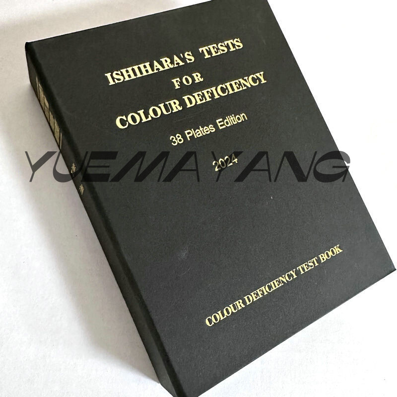 2024 New Loudly Brand Ophthalmic Optical Optometry Ishihara Book 38 Plates Color Blindness Color Deficiency Test Book Ishi-38-2