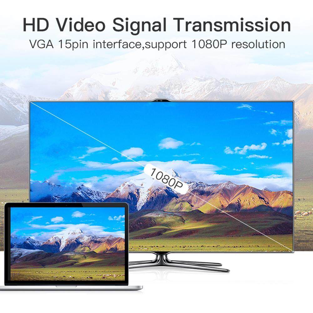 Bộ Chuyển Đổi HDMI Cái Sang VGA Đực Với Cáp Âm Thanh Hỗ Trợ Đầu Ra Tín Hiệu 1080P