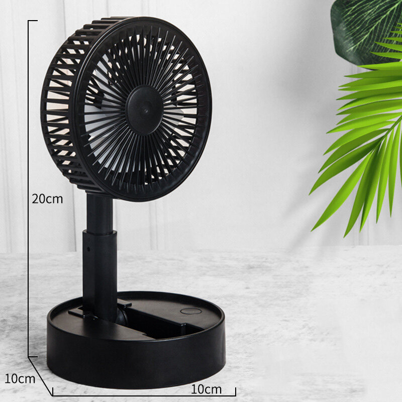 Quạt gấp quạt để bàn sạc usb khả năng mở rộng cao- quạt mini để bàn - quạt gấp gọn