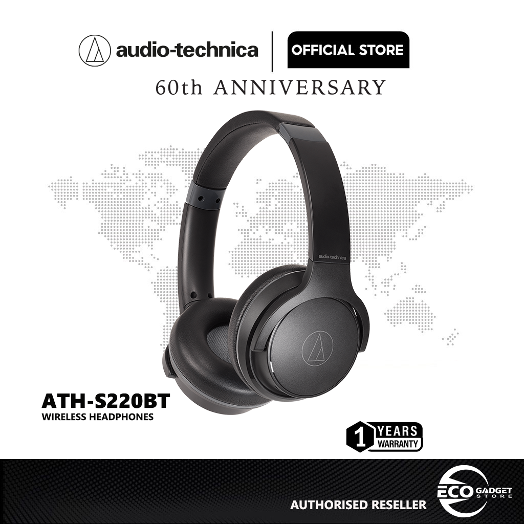 Audio-Technica ATH-S220BT Wireless Headphones | Lazada