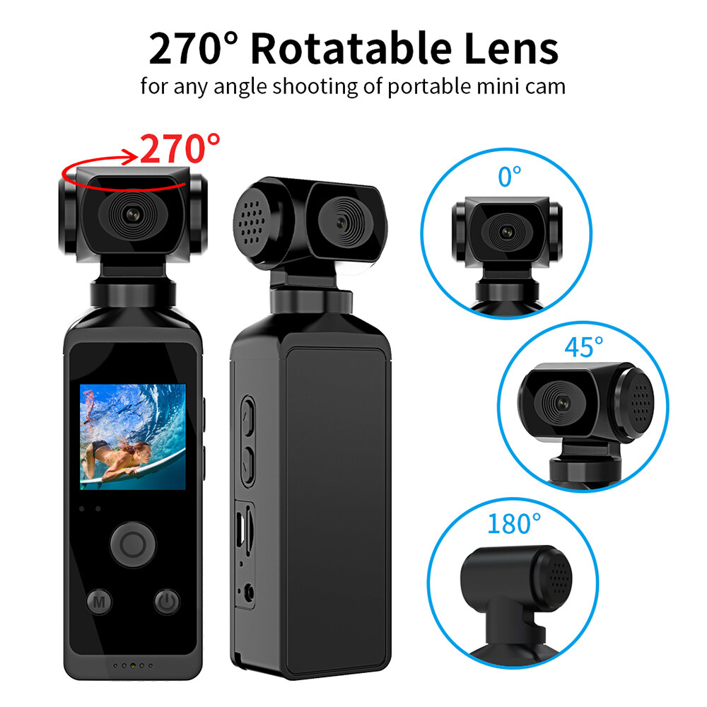 Camera Hành Trình Phượt Thể Thao Quay Phim 4K Full HD ... Có Thể Đeo Xem Từ Xa Ống Kính Xoay 270 Thân Máy Camera Di Động Hành Trình Ngoài Trời Chống Nước DV Thể Thao Dash Gắn Trên Mũ Bảo Hiểm Xe Đạp Gậy Selfie Ba Lô vvv