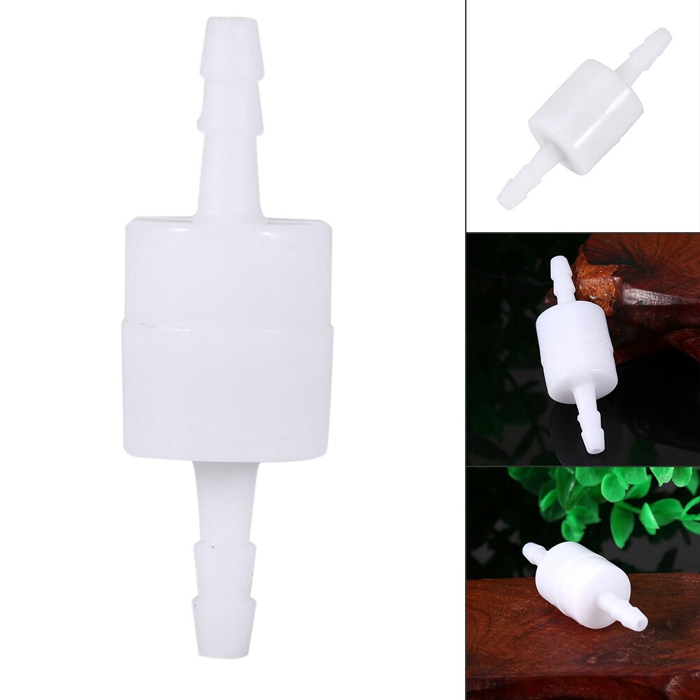 Plastic 1-Way Check Valve Inline Check Valve Plastic 4mm for Gas Air Water