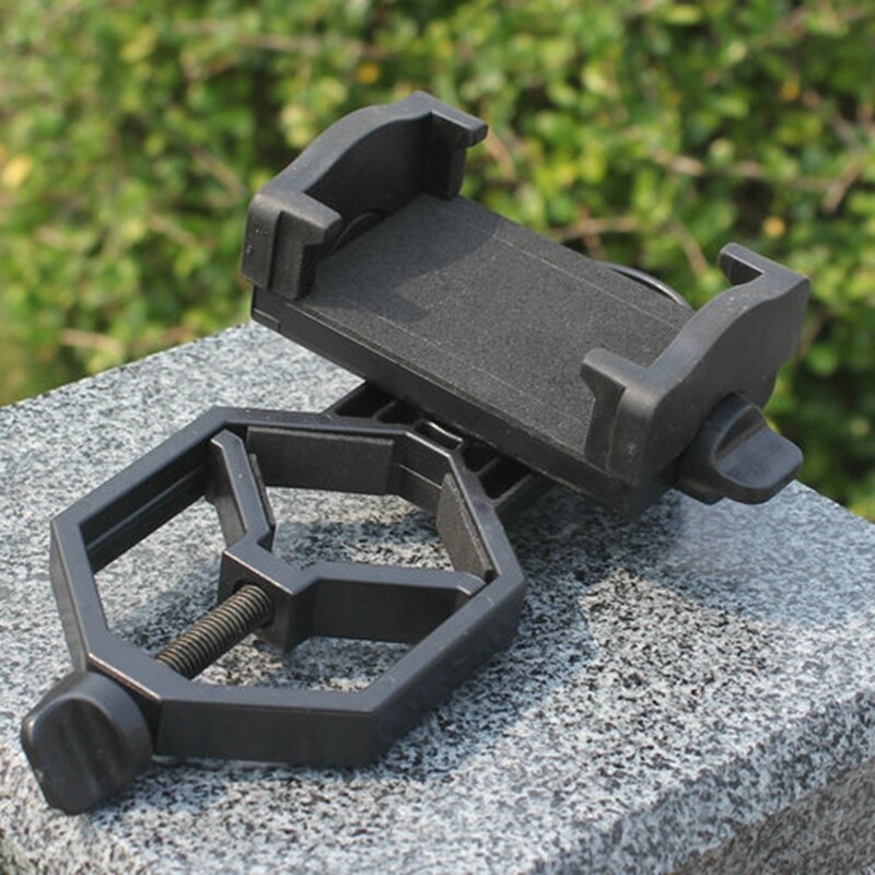 Universal Cell Phone Adjustable Adapter Mount Microscope Spotting Scope Telescope Clip Bracket Holder