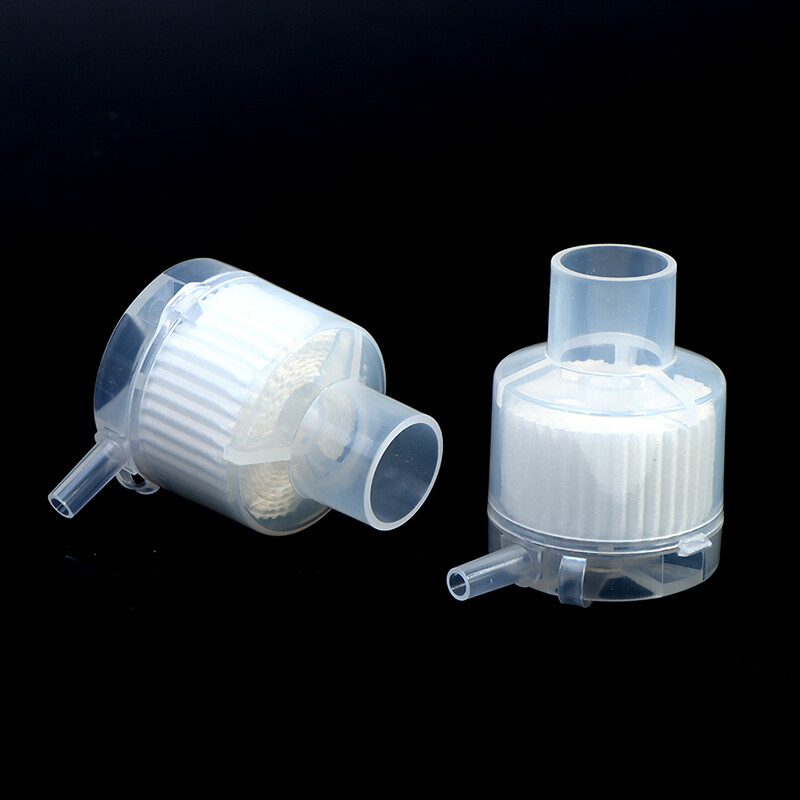 HITN 2pcs Disposable Steriled Heat Moisture Exchangers Tracheostomy Trach Filter