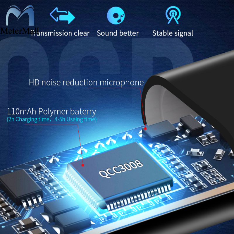 Bluetooth 5.0 Receiver For 3.5mm Jack Earphone Clip Type Wireless Adapter Bluetooth Aux Audio Music Transmitter