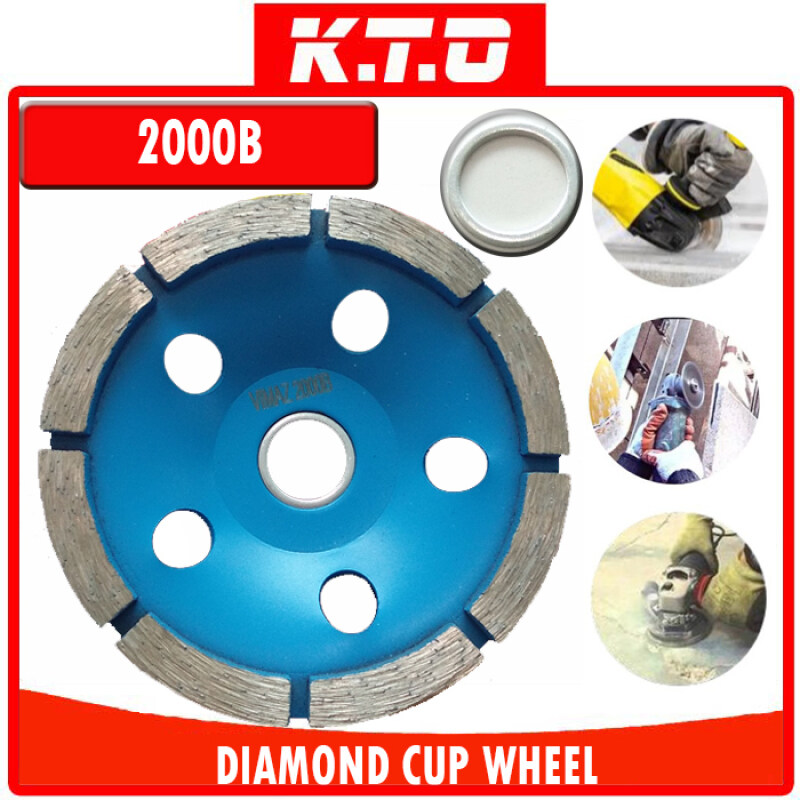 1PCS 4” DIAMOND CUP WHEEL THIN THICK ANGLE GRINDER WHEEL for TILE CONCRETE CLAY BRICK GRINDING