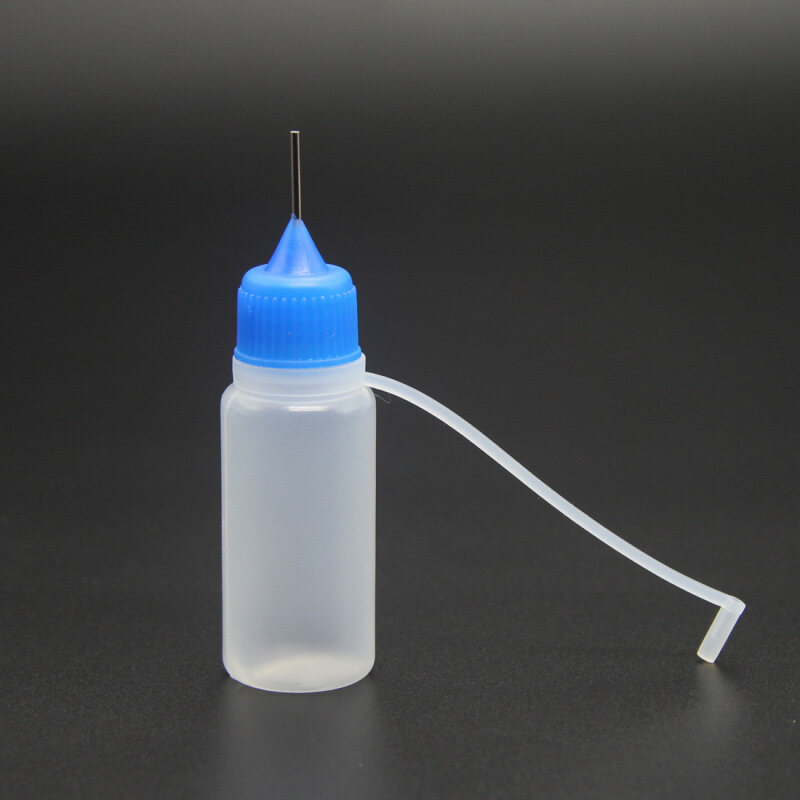 1Pc Dropper Be Sample Glue Applicator Refillable Bottles Eye Needle Squeezable 10ml