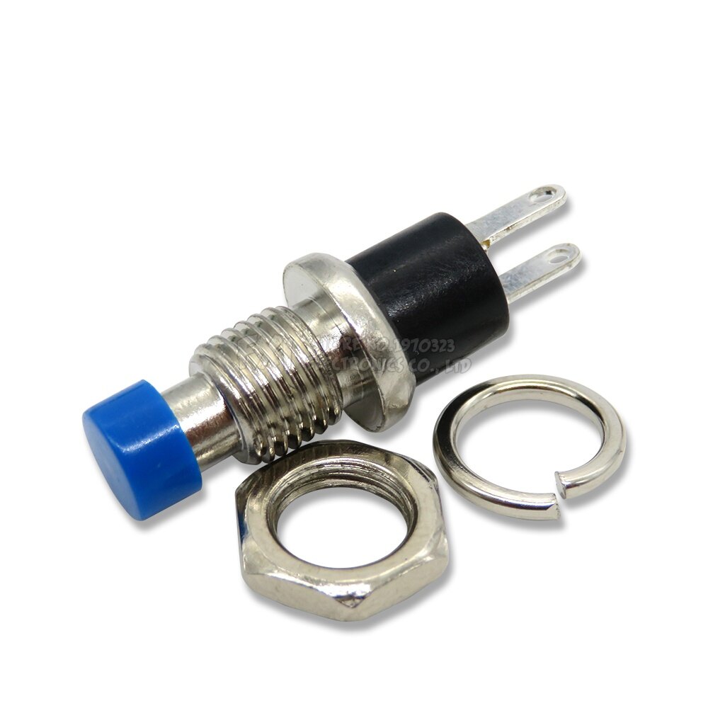 5 cái PBS-110 7 Mét momentary công tắc bấm dạng đẩy Báo Chí các nút công tắc khởi động nóng tạm thời trên Off push button công tắc kích hoạt siêu nhỏ không mở bình thường mạch tích hợp