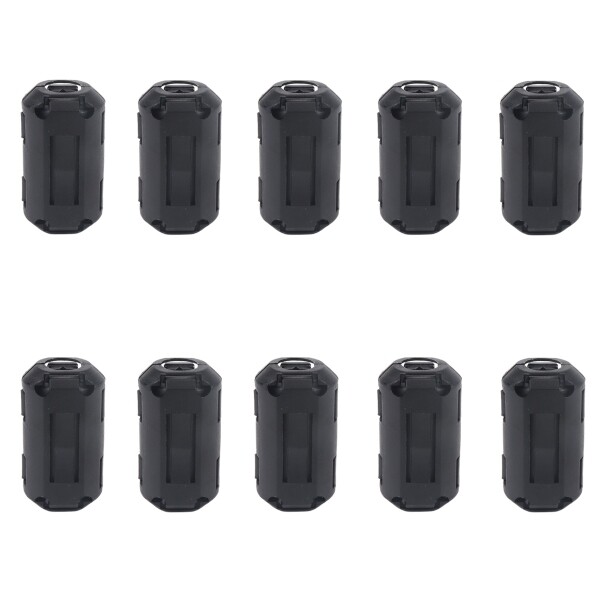 Youdu shop 10 chiếc vòng khử nhiễu 5mm, lõi kẹp cáp vòng ferit bộ lọc khử tiếng ồn