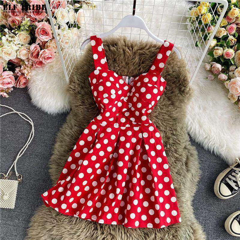 Polka store dot pinafore