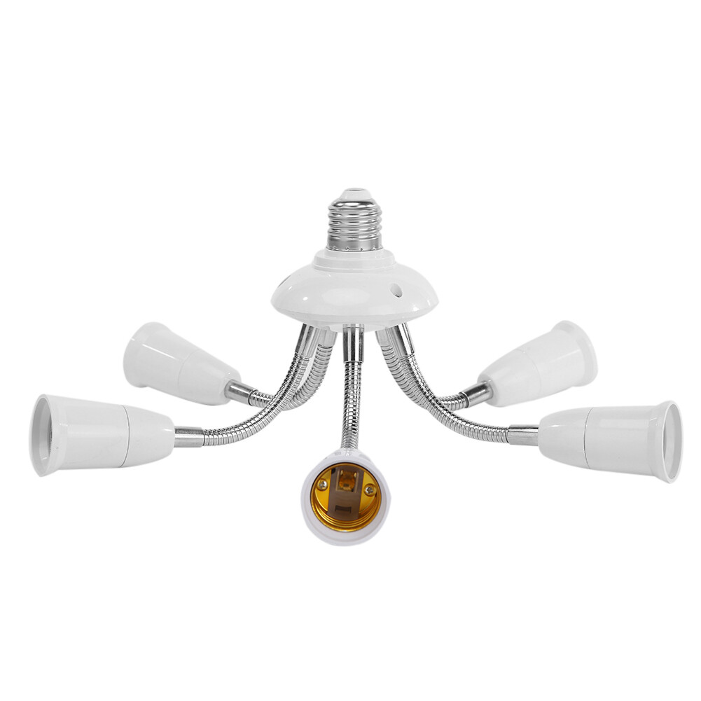 Adjustable E27 Lamp Holder for LED Light Adapter Converter Multi-conversion