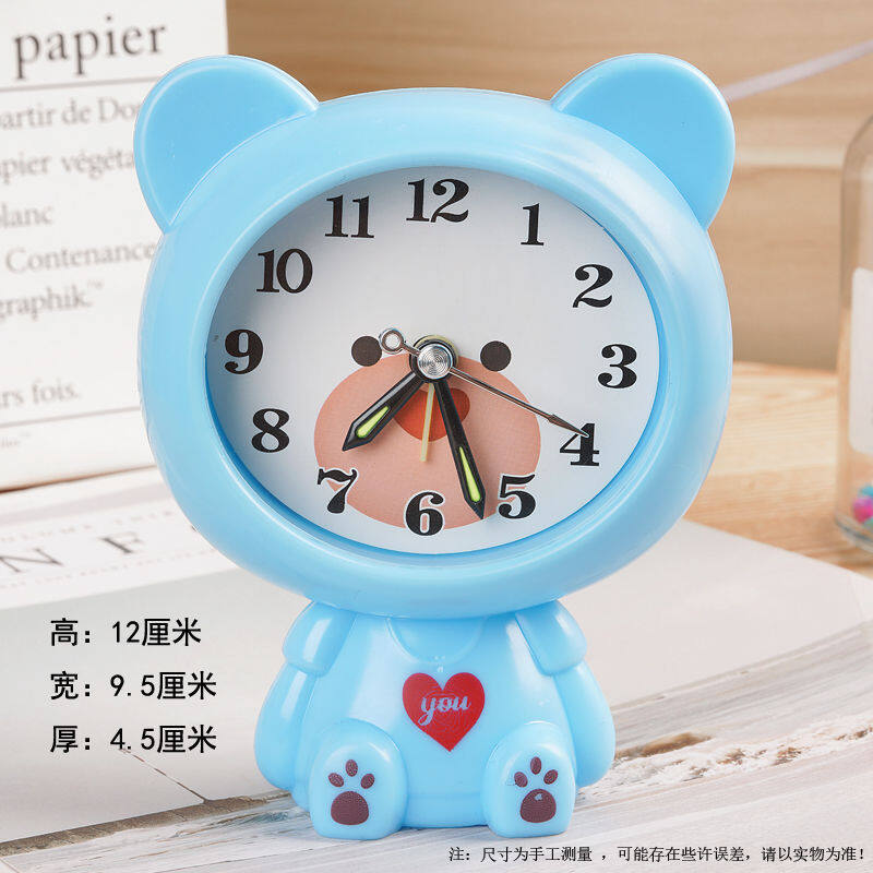 Học Sinh Dễ Thương Nhỏ Đồng Hồ Báo Thức Để Bàn Cho Phòng Ngủ Của Trẻ Em Đầu Giường Đồng Hồ Báo Thức Cá Tính Lười Sáng Tạo Đơn Giản Hoạt Hình Đồng Hồ Báo Thức bán chạy