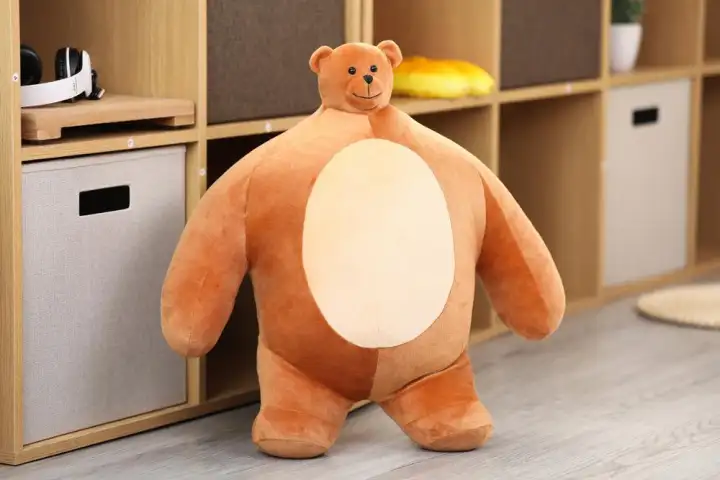 tiny head bear plush