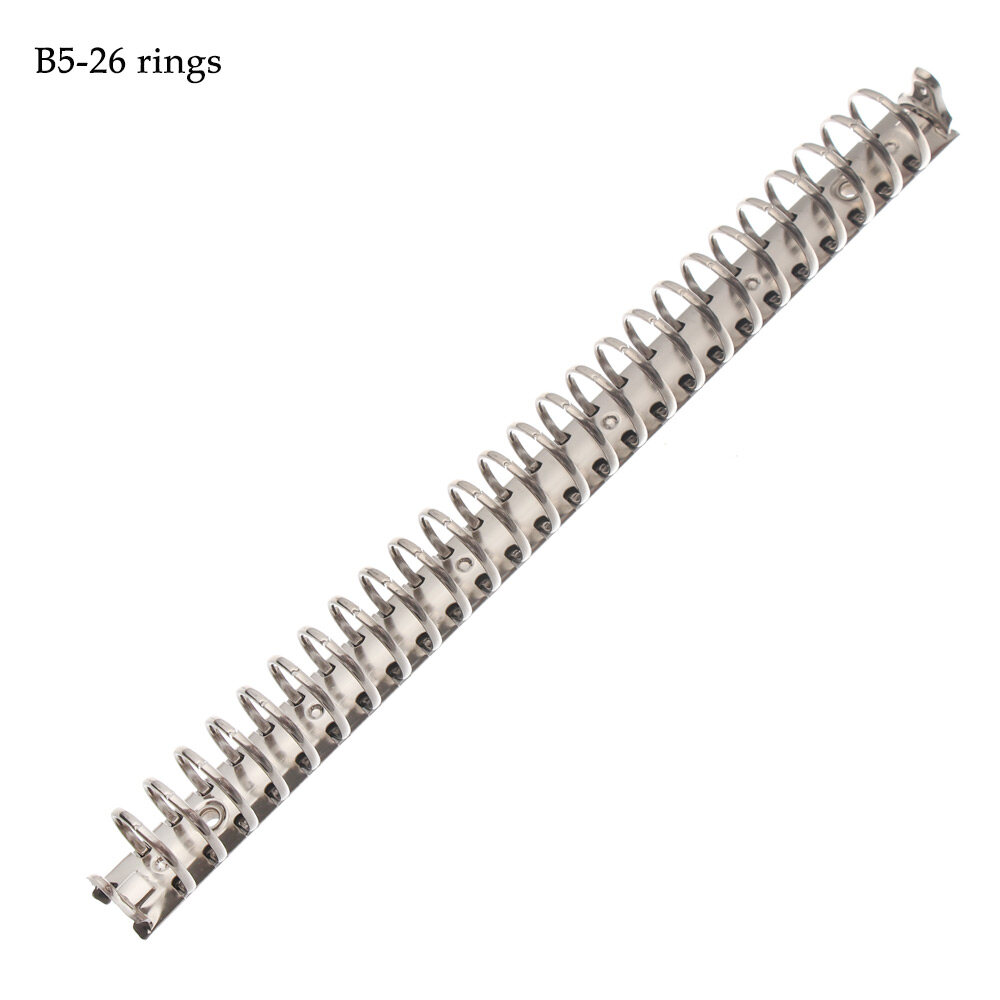 【Ready Stock&COD】 A4 / B5 / A5 / A6 / A7 Vòng xoắn ốc bằng kim loại Kẹp chất kết dính Kẹp tập tin dạng lá rời Kẹp sổ ghi chép Phụ kiện Văn phòng phẩm