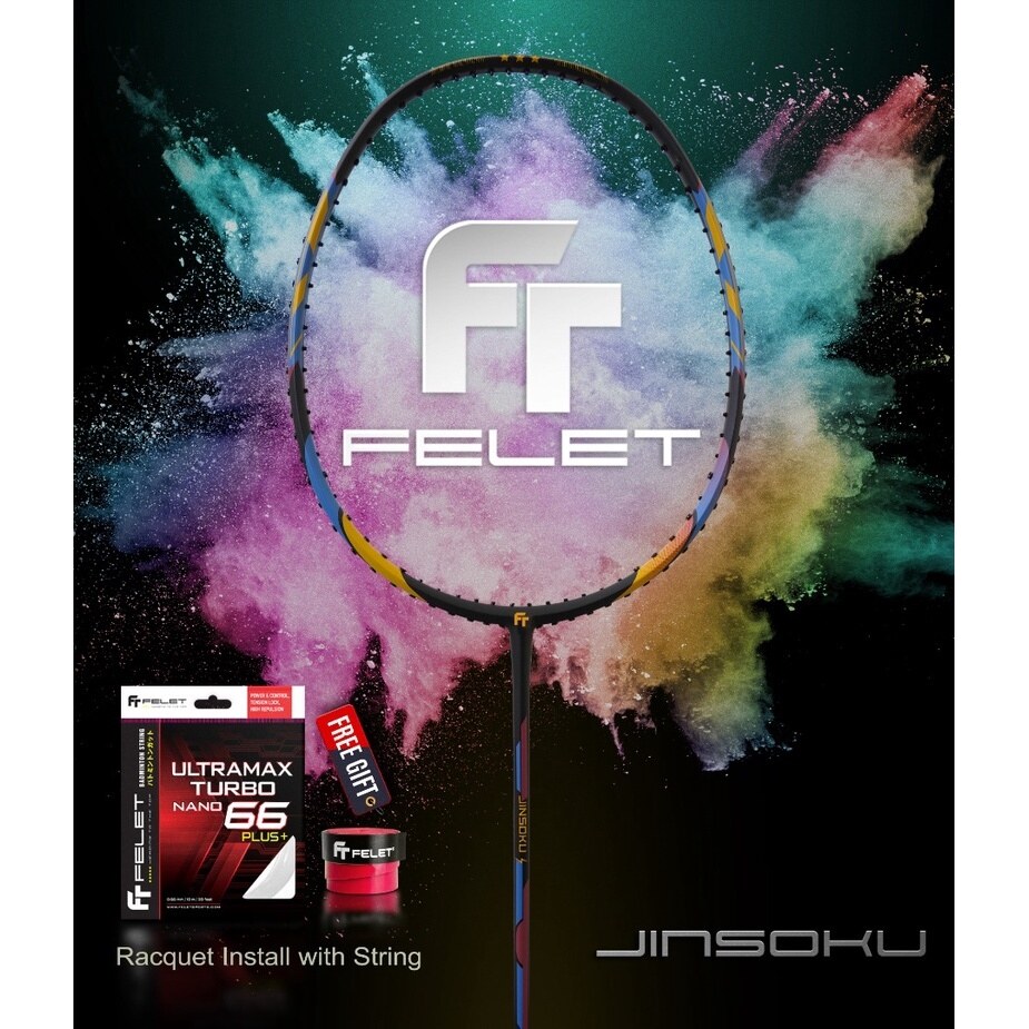 SALE ! Felet Fleet Razor Racket Badminton Racket Raket Badminton