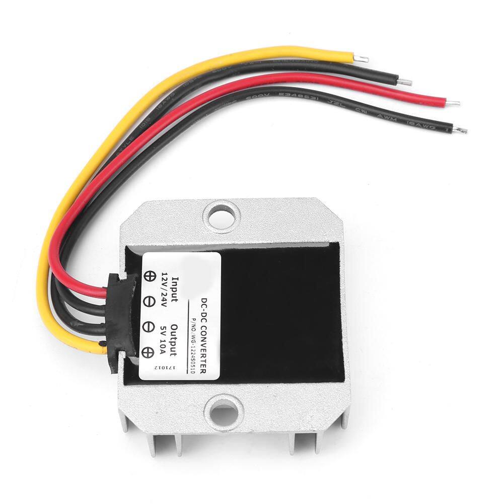 Bộ Chuyển Đổi Hạ Áp DC12V/24V Sang 5V 10A 50W Bộ Điều Chỉnh Điện Áp Buck Bước Xuống Mô-đun Điện Áp Bước Xuống Mô-đun Điện Áp Chống Nước IP68
