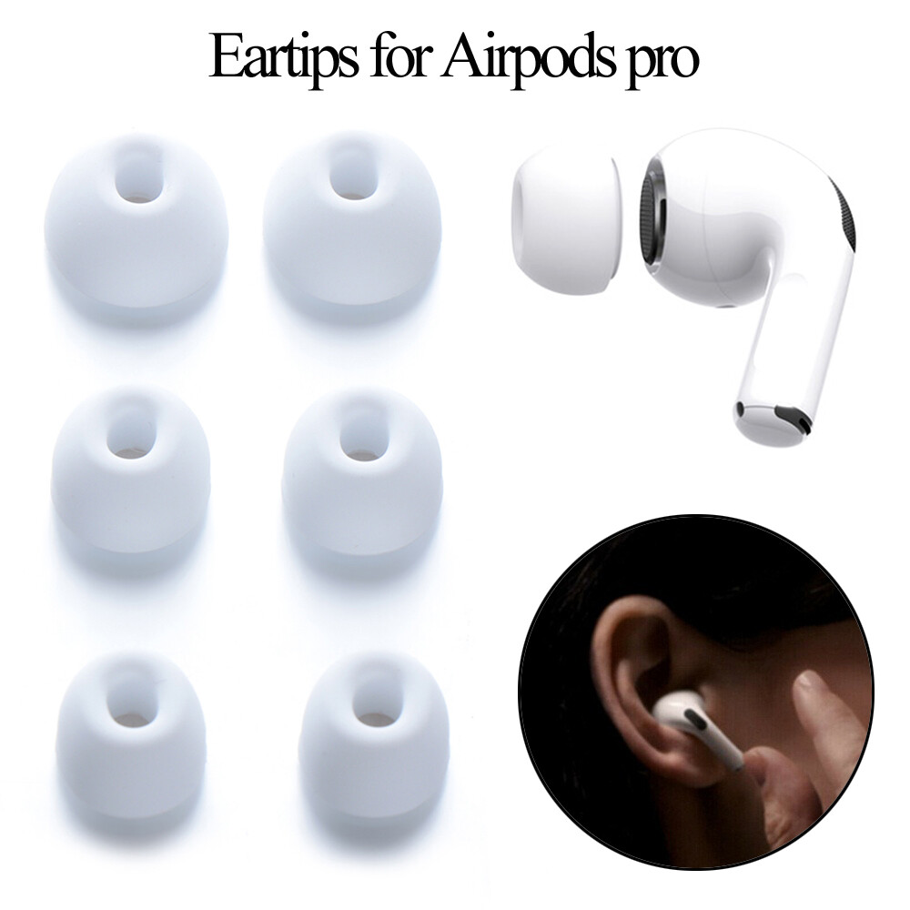 1 Pairs Silicone Eartips Perfect Fits Earphones for AirPods Pro Anti Slip Earbud Cover Earplug Earphone Protective Caps for AirPods 3