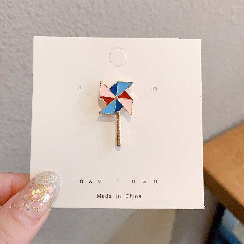 Korean Fashion Brooch Cute Cartoon Pattern