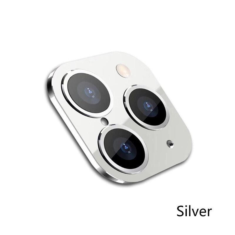 Sang Trọng 5TH Thế Hệ Miếng Dán Ống Kính Máy Ảnh Giây Thay Đổi Cho Iphone 11 Pro Max Kính Bảo Vệ Cho iPhone X XS max Miếng Dán Camera Giả