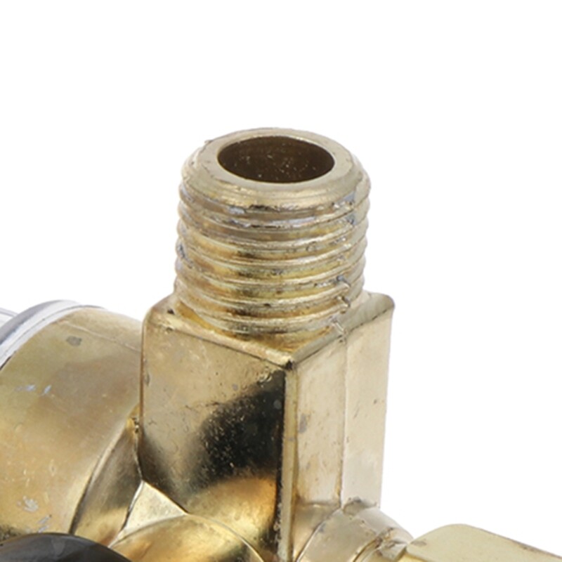 1/4PT Thread 7mm Barb Argon Ar CO2 Gas Flow Meter Ar Welding Regulator 0.35 MPA
