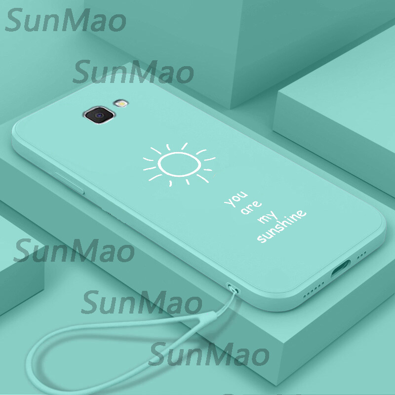 Ốp Điện Thoại Samsung J7 Prime Ốp Mềm Mặt Trời Nhỏ Đơn Giản Ốp Điện Thoại Có Dây Silicon Cho Bé Trai Bé Gái