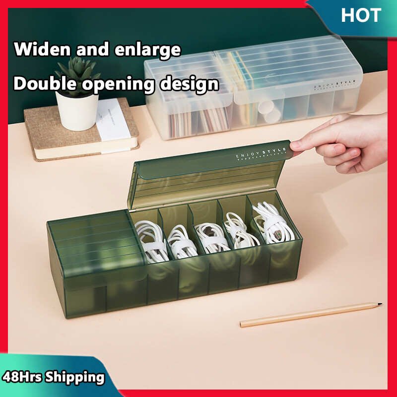 Hộp Đựng Dây Cáp Dữ Liệu Để Bàn Bộ Sạc Điện Thoại Di Động Hộp Sắp Xếp Dây Cáp Sạc Hộp Đựng Dây Nguồn