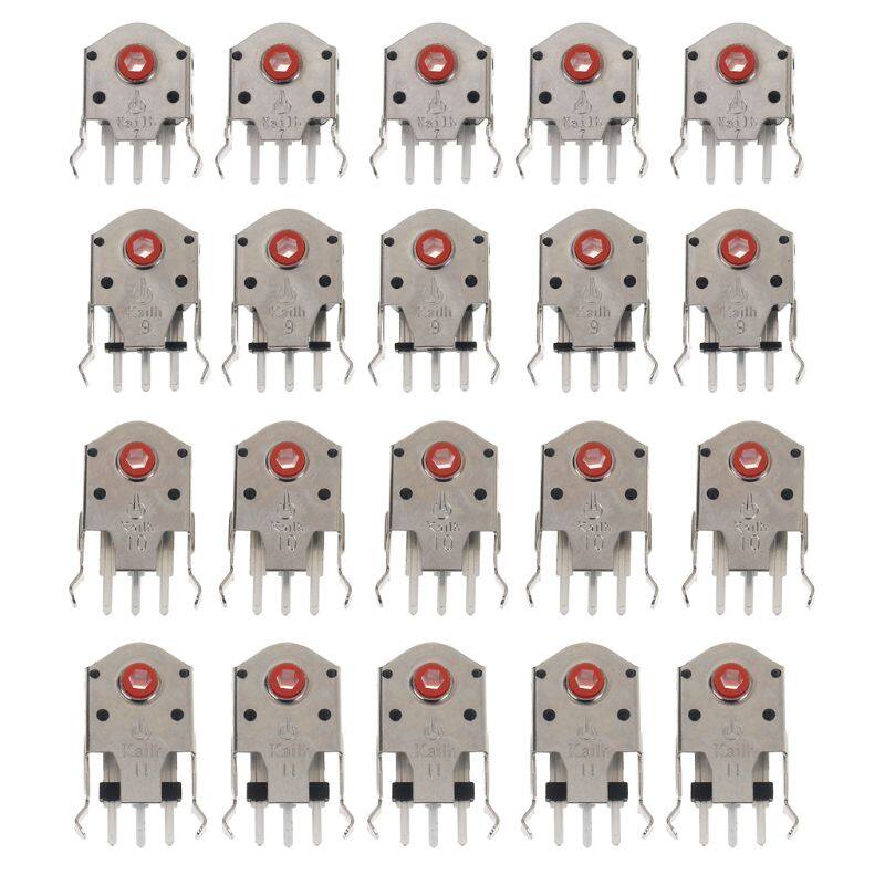 5Pcs Original Kailh New Edition Mouse Encoder Mouse Decoder Red Core 7mm/9mm/10mm/11mm Highly Accurate for Logitech Razer Mouse