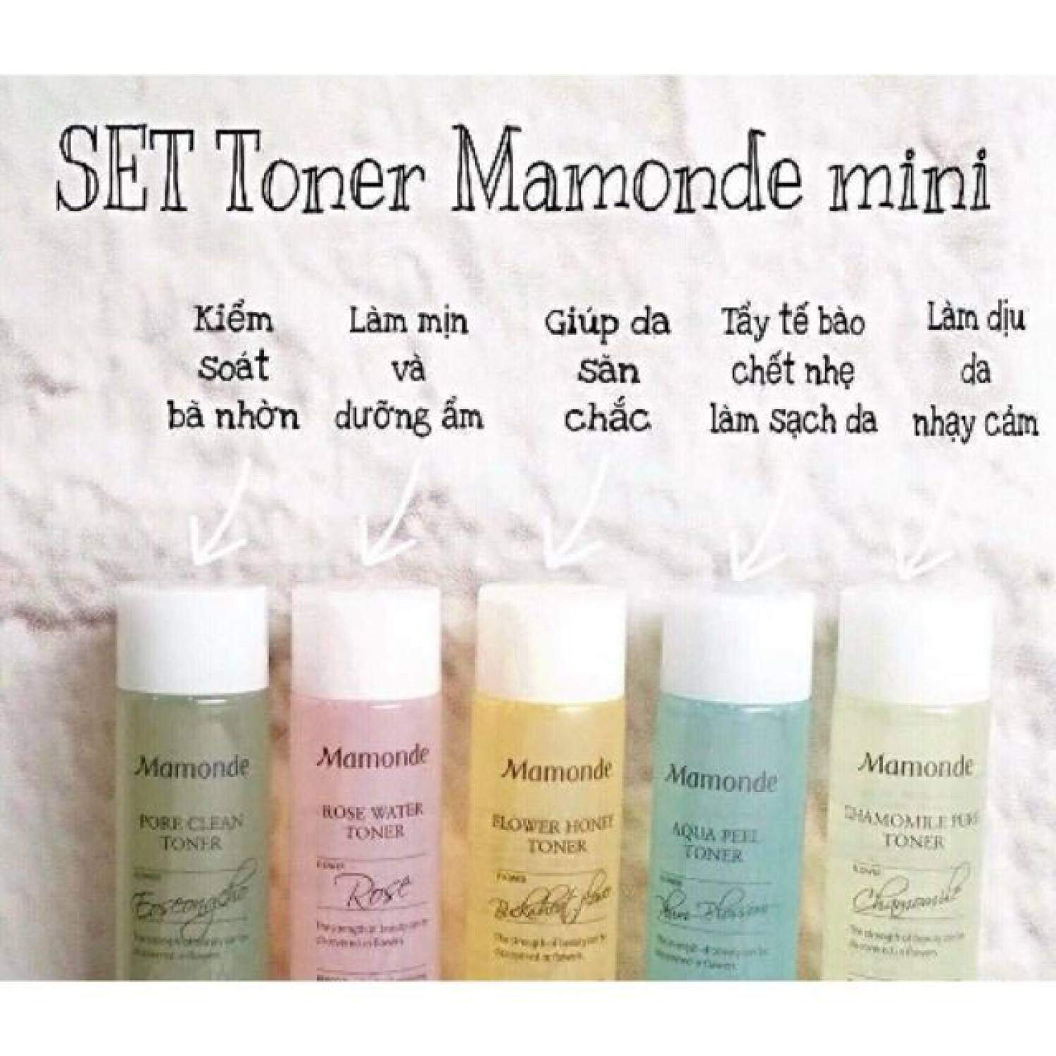Nước hoa hồng Toner Mamonde 25ml