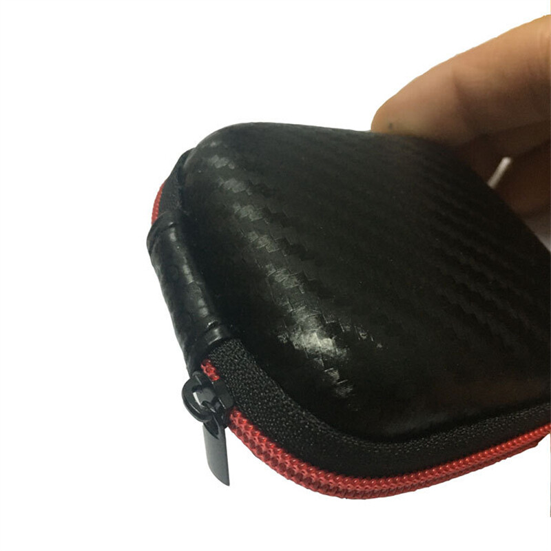 1/2Pcs Xách Tay Nhỏ Lưu Trữ Hộp Vuông Keychain Lưu Trữ Ánh Sáng Túi EVA Chống Sốc Cứng Moistureproof Túi Tai Nghe