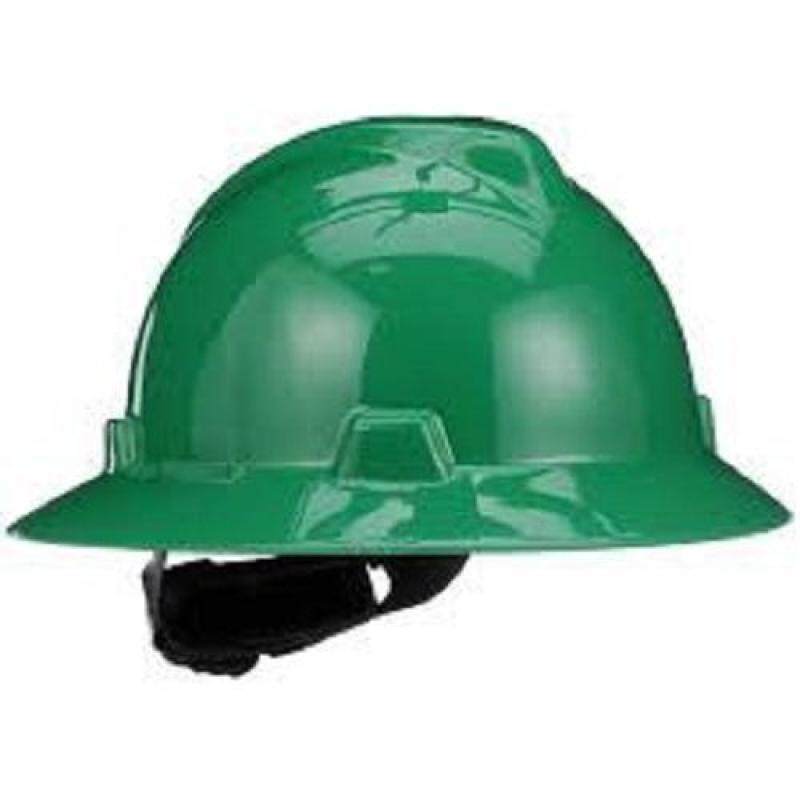 MSA HELMET FULL RIM V-GARD PROTECTIVE HAT W/RATCHET HARDNESS